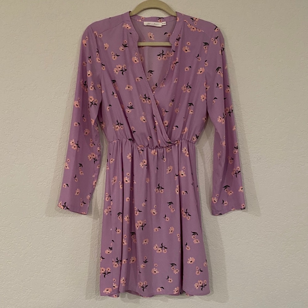 All in Favor floral print dress